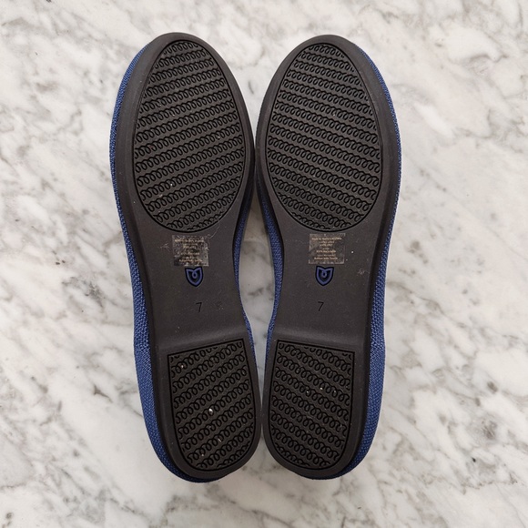 Rothy’s Collector’s Edition round toe ballet flat in neon stripe - Picture 4 of 4